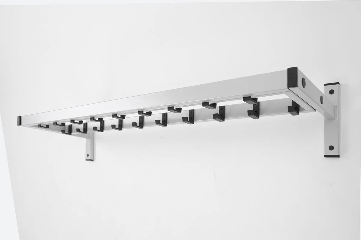 V-part wandgarderobe Safe, 19 haken — kapstokken en parapluhouders
