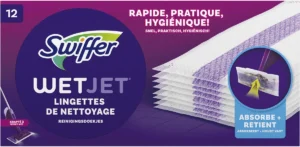 Swiffer Wetjet navulling, pak van 12 witte doekjes