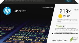 HP toner 213X, 6.000 pagina's, OEM W2132X, geel