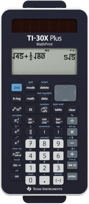 Texas TI-30X Plus MathPrint wetenschappelijke rekenmachine — wetenschappelijke rekenmachines