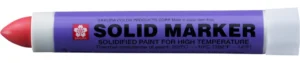 Sakura merkstift Solid Marker rood, brede punt — detail 2